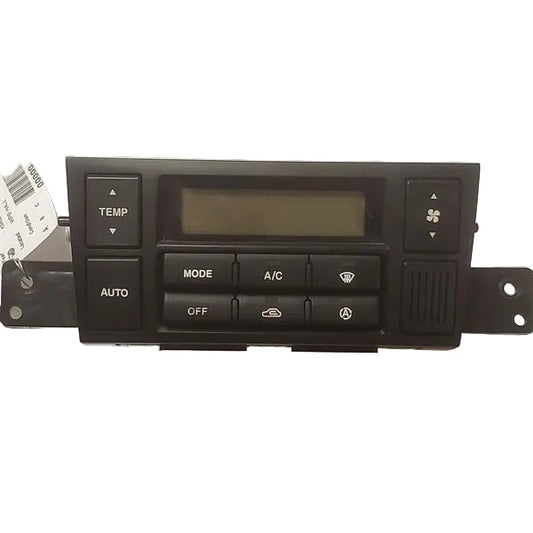 Car air conditioning control panel on a white background