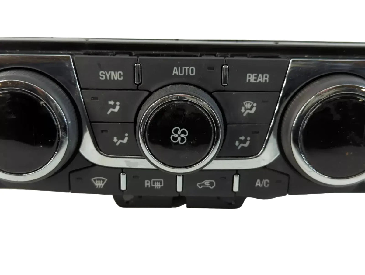 2007-2016 GMC Acadia (Rear, w/o Radio Control) A/C Heater Temperature Climate Control Used OEM